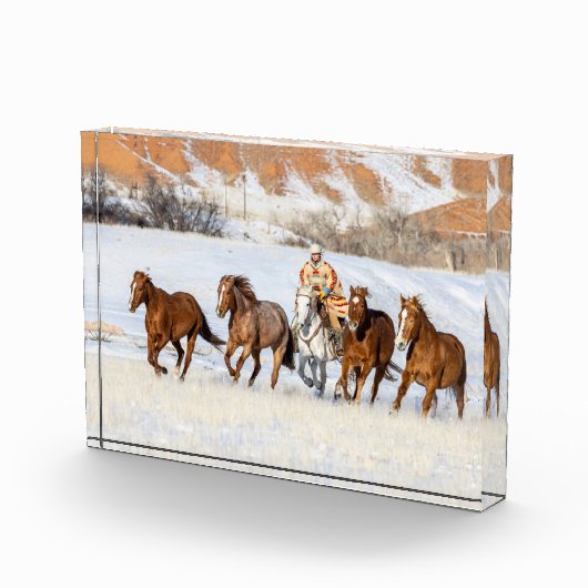 Hideout Horse Ranch, Wrangler und Pferde Fotoblock (Rechts)