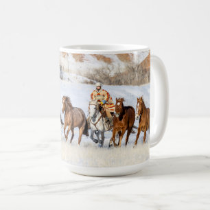 Hideout Horse Ranch, Wrangler und Pferde Kaffeetasse