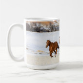Hideout Horse Ranch, Wrangler und Pferde Kaffeetasse (Links)