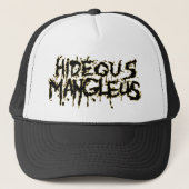 Hideus Mangleus Newer Logo Trucker Hat Truckerkappe (Vorderseite)