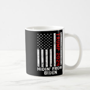 Hidin von Biden Kids Men Trump Flag gegen Joe Bide Kaffeetasse