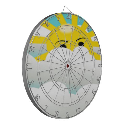 HIDING SUN DARTSCHEIBE (Vorderseite Links)