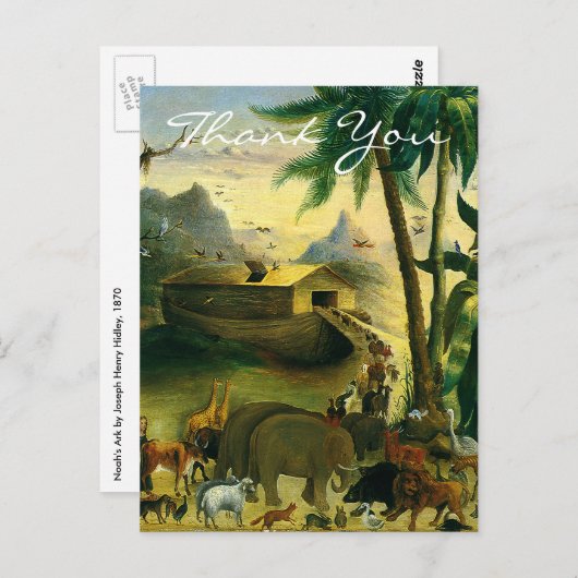 Hidleys Noahs Arche Postkarte (Vorne/Hinten)