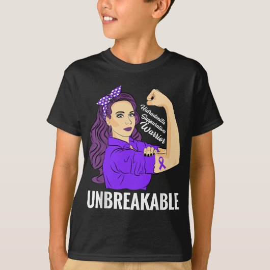 Hidradenitis Suppurativa HS Warrior Awareness T-Shirt (Vorderseite)