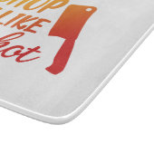 Hieb, den es es mag, ist heißes Schneidebrett (Ecke)