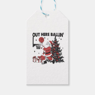 Hier Basketball Sport Weihnachten Weihnachten Geschenkanhänger
