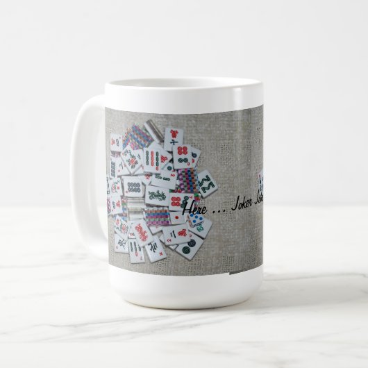 hier Becher-Bandfliesen jongg Milliamperestunde Kaffeetasse (Vorderseite Links)