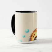 Hier beginnt der schöne Morgen! Tasse (Vorderseite Links)