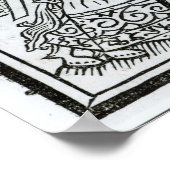 "Hier Begynneth die Geschichte der Knightes" Poster (Ecke)