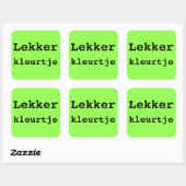 HIER BEN IK koffer sticker (Blatt)