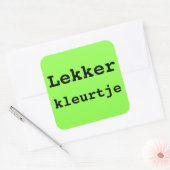 HIER BEN IK koffer sticker (Umschlag)