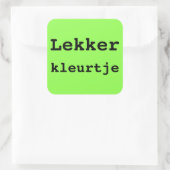 HIER BEN IK koffer sticker (Tasche)