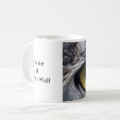 "Hier betrachtet Sie", die Kunst von Steven-Wolf Kaffeetasse (Vorderseite Links)