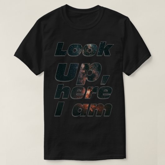 Hier bin ich 1 T-Shirt (Design vorne)