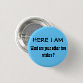 HIER BIN ICH BUTTON (Vorne & Hinten)