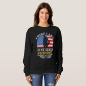 Hier bin ich genau so, wie ich versprochen, uns So Sweatshirt (Vorne ganz)