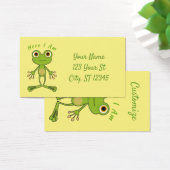 Hier bin ich niedlich Frosch Thunder_Cove (Schreibtisch)