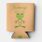 Hier bin ich niedlich Frosch Thunder_Cove Dosenkühler (Vorderseite)