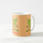 Hier bin ich niedlich Frosch Thunder_Cove Kaffeetasse (VorderseiteRechts)