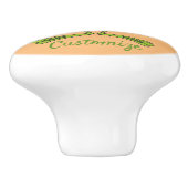 Hier bin ich niedlich Frosch Thunder_Cove Keramikknauf (Seitenansicht)