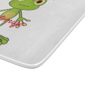 Hier bin ich niedlich Frosch Thunder_Cove Schneidebrett (Ecke)