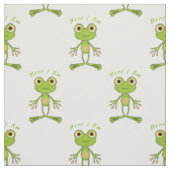 Hier bin ich niedlich Frosch Thunder_Cove Stoff (Muster)