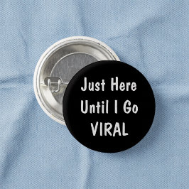Hier bin ich nur bis lustiger Bürohumor Pinback-Bu Button