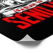 Hier bin ich schicken Isaiah 6:8 Feuerwehrmann Red Poster (Ecke)