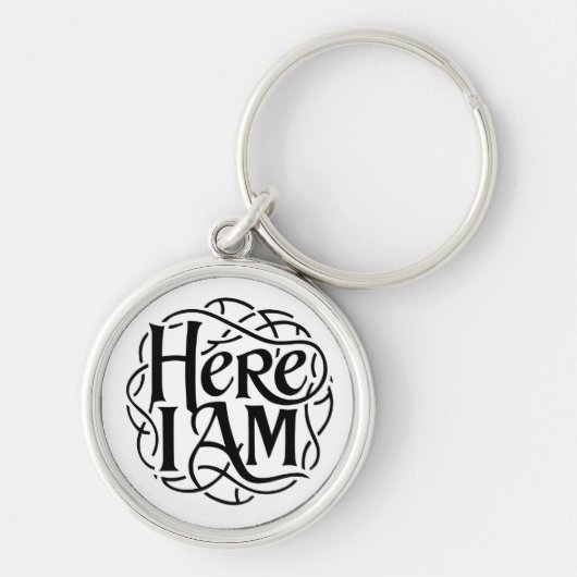 Hier bin ich schlüsselanhänger (Vorne)