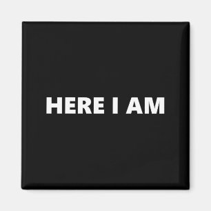 Hier bin ich, sende mich Jesaja 6:8 Christlicher G Magnet