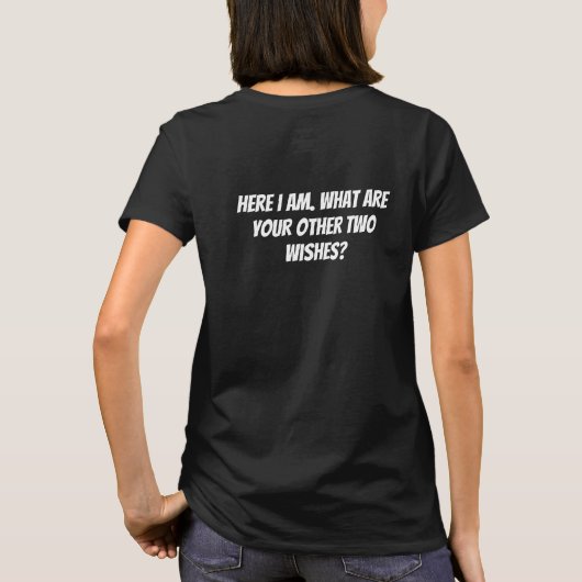 hier bin ich T-Shirt (Rückseite)