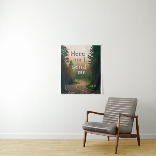 Hier bin ich - Tapestry Wandteppich (Beispiel)