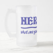 Hier bin ich Tasse - wählen Sie Stil & Farbe (Links)
