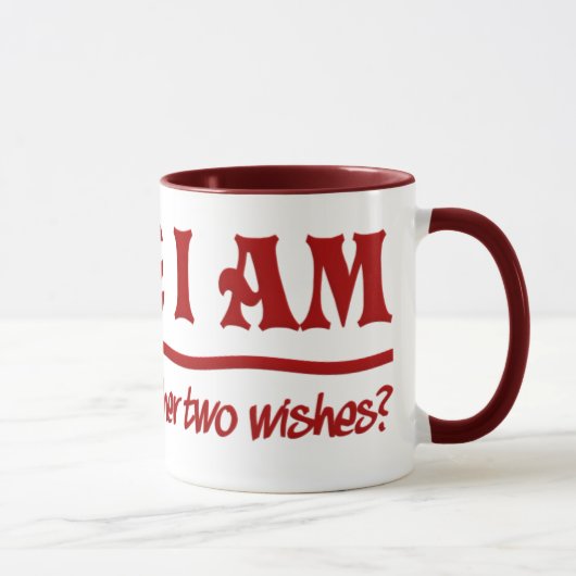 Hier bin ich Tasse - wählen Sie Stil & Farbe (Rechts)