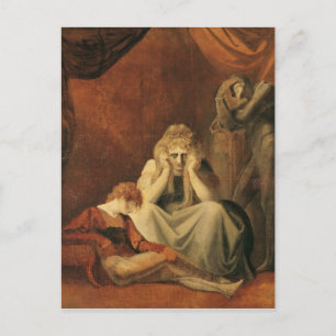 Hier bin ich und Sorrow Sit' Postkarte