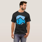 Hier Blau Fishy T-Shirt (Vorne ganz)