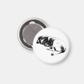 Hier bleiben magnet (Vorderseite/Rückseite)