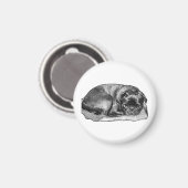 Hier bleiben magnet (Vorderseite/Rückseite)