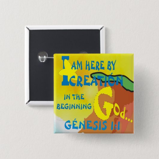 HIER BY CREATION© BtnEng Button (Vorne & Hinten)