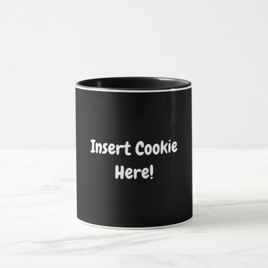 Hier Cookie einfügen! Tasse (Zentrum)