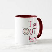 Hier draußen! Baseballzeichen Tasse (VorderseiteRechts)