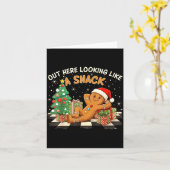 Hier draußen sehe ich aus wie ein Snack Lustiger L Karte (Gelbe Blume)