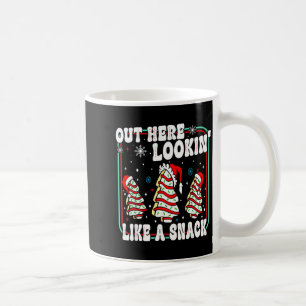 Hier draußen sehe ich aus wie ein Snack-Weihnachts Kaffeetasse