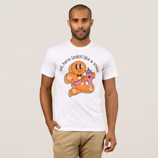 Hier draußen sieht es aus wie ein Snack T-Shirt (Vorne ganz)