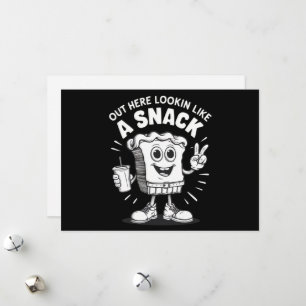Hier draußen sieht man wie ein Snack Weihnachtsbau Feiertagskarte