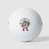 Hier draußen sieht man wie ein Snack Weihnachtsbau Golfball (Vorderseite)