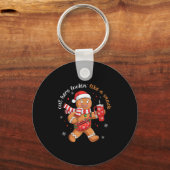 Hier draußen wie ein Snack Funny Boujee Xmas Gi Schlüsselanhänger (Vorderseite)