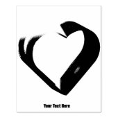 Hier drucken Sie den Text individuell anpassen. Gummistempel (Prägung)