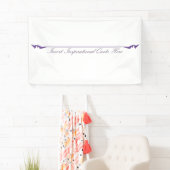 Hier ein inspirierendes Zitat einfügen - Lila Banner (Insitu)