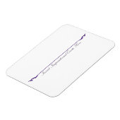 Hier ein inspirierendes Zitat einfügen - Lila Magnet (Linke Seite)